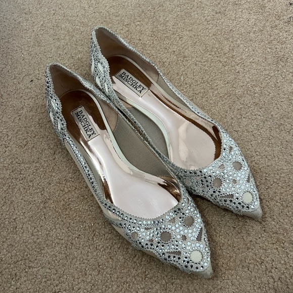 badgley mischka BHLDN gigi pointed toe flats - Picture 7 of 8